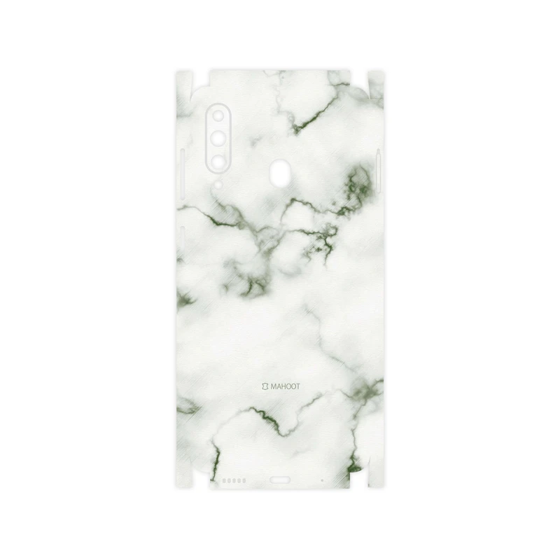 برچسب پوششی ماهوت مدل Blanco-Smoke-Marble-FullSkin مناسب برای گوشی موبایل سامسونگ Galaxy A60