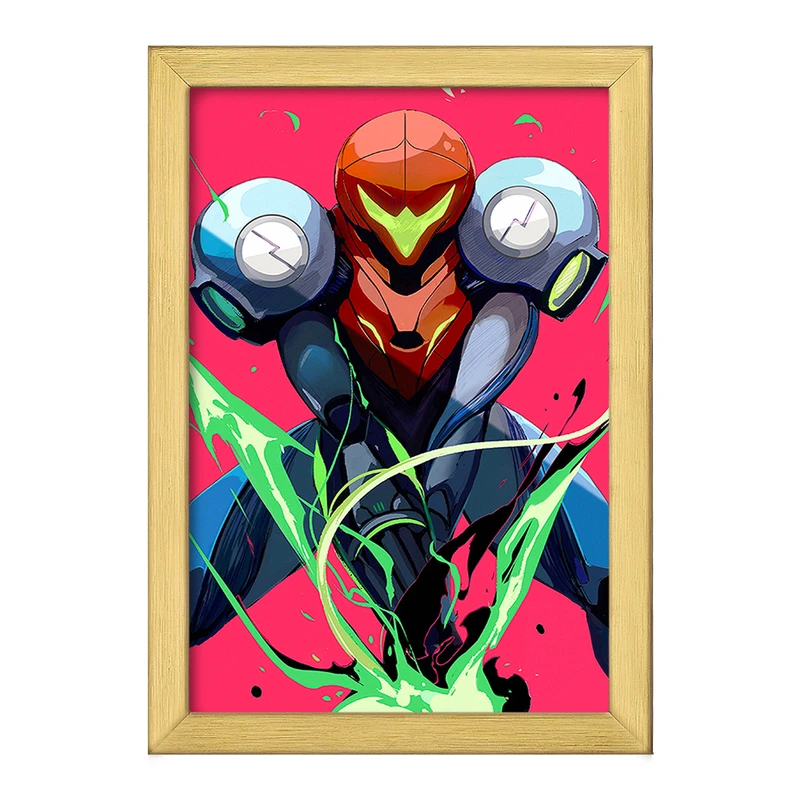 تابلو خندالو طرح بازی متروید (Metroid) کد 35679