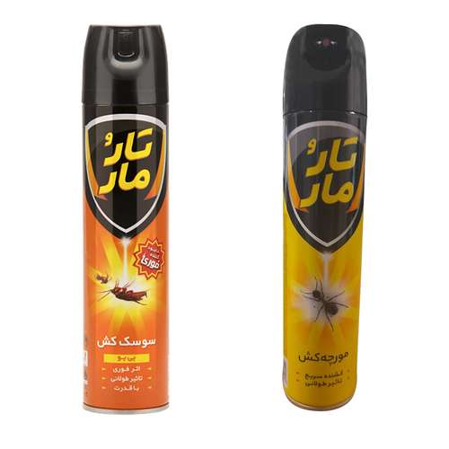 سوسک کش و مورچه کش تار و مار مدل SnMz حجم 400 میلی لیتر مجموعه 2 عددی  