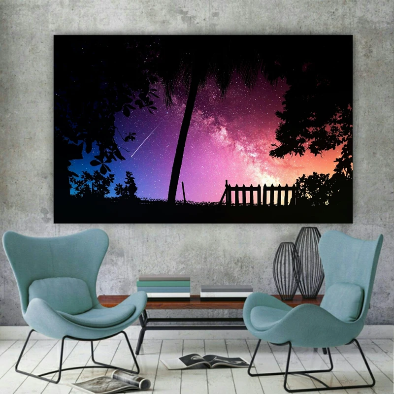 پوستر دیواری طرح کهکشان راه شیری مدل ZB292