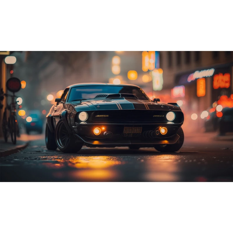 پوستر مدل خودرو کلاسیک کد 1301