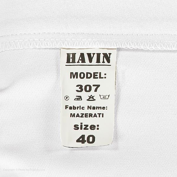شلوار زنانه هاوین مدل  307 مازراتی دمپا کمرکش رنگ سفید -  - 5