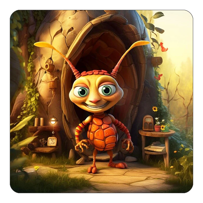 مگنت کاکتی طرح حیوانات کارتونی مدل mp28638