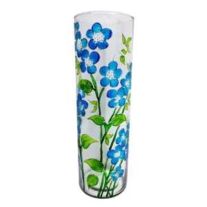 گلدان شیشه ای طرح گل کد 22