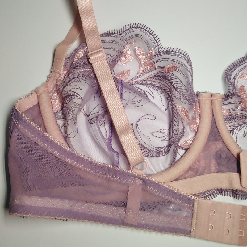 ست شورت و سوتین زنانه مدل توری شیشه ای فنردار کد 1007