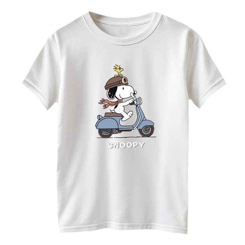 تی شرت آستین کوتاه بچگانه مدل اسنوپی و موتور