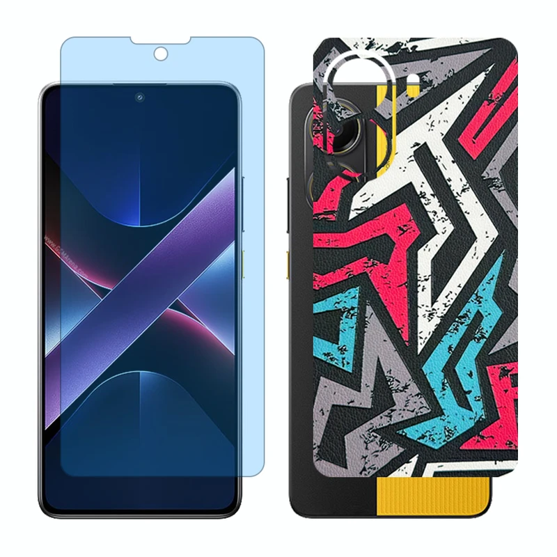 محافظ صفحه نمایش آنتی بلو گلس مدل Together مناسب برای گوشی موبایل شیائومی Poco X7 Pro به همراه برچسب پوششی