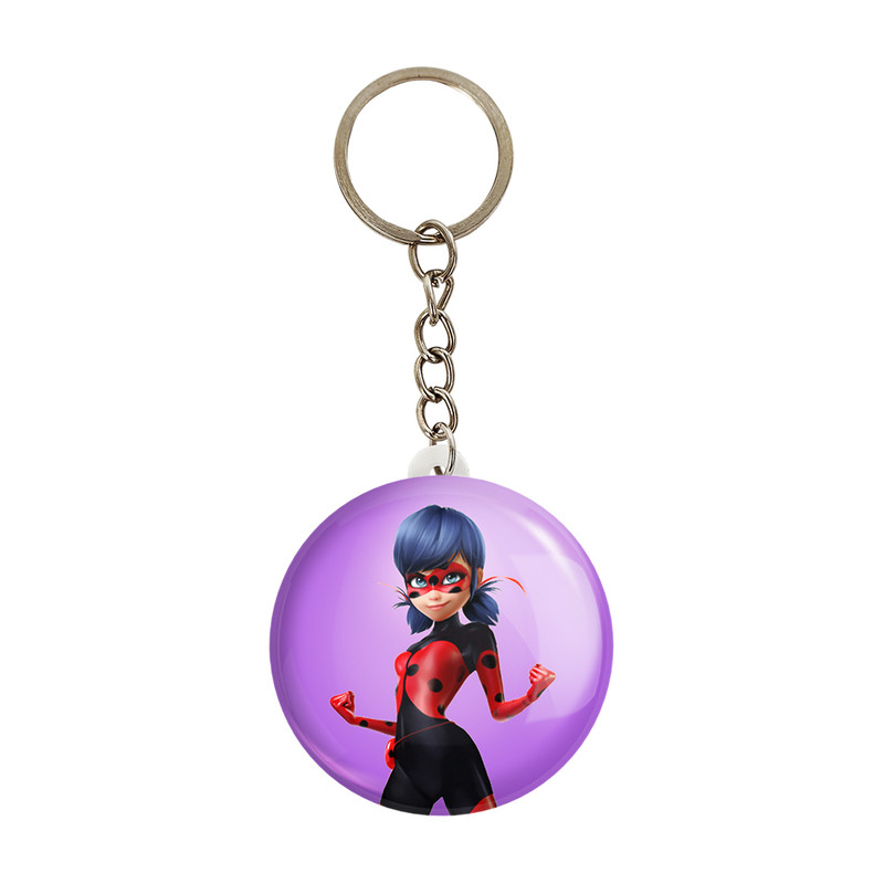 جاکلیدی خندالو طرح دختر کفشدوزکی کد 2876