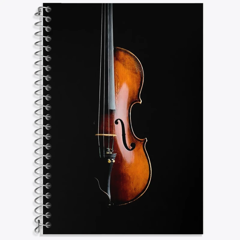 دفتر لغت 50 برگ خندالو طرح ویولن کد F1847