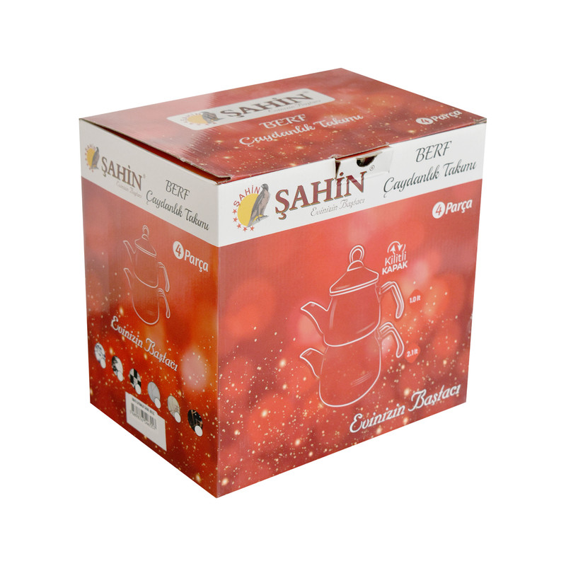 ست کتری و قوری شاهین مدل R - 676445 ست کتری و قوری شاهین مدل R - 676445