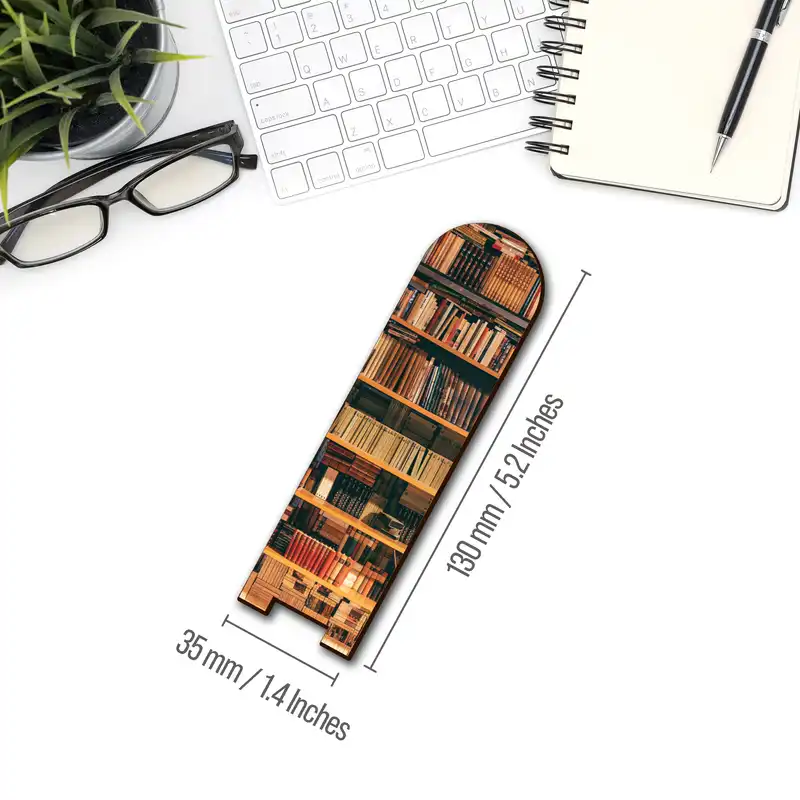 نشانگر کتاب لوکسینو مدل قفسه کتابخانه کد کتاب باز_963 مجموعه 3 عددی