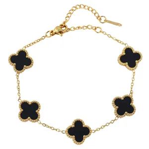 دستبند زنجیری زنانه زودیکا مدل گل کد AAD697