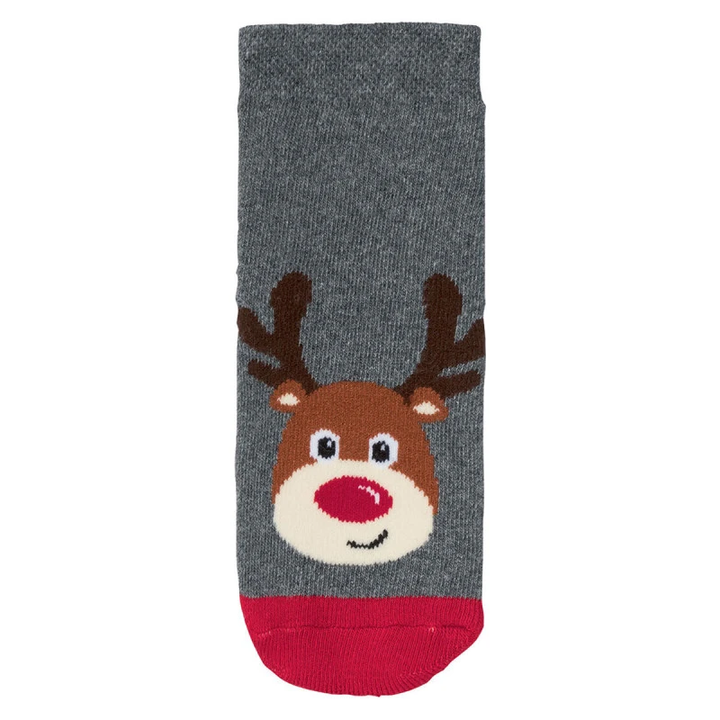 جوراب ساق بلند بچگانه لوپیلو مدل تو کرکی ترمزدار 254