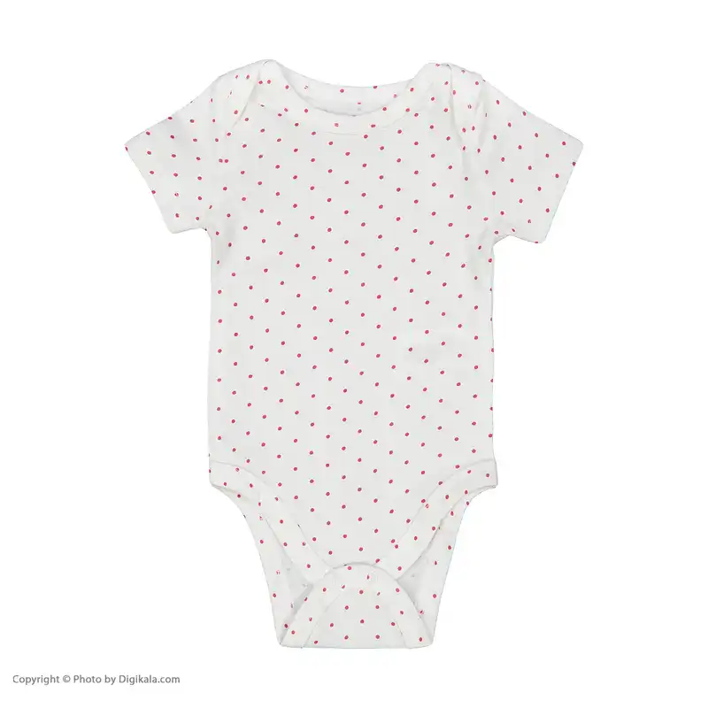 بادی نوزادی دخترانه ال سی وایکیکی مدل W168931Z1-H44-FUCHSIAPRINTED