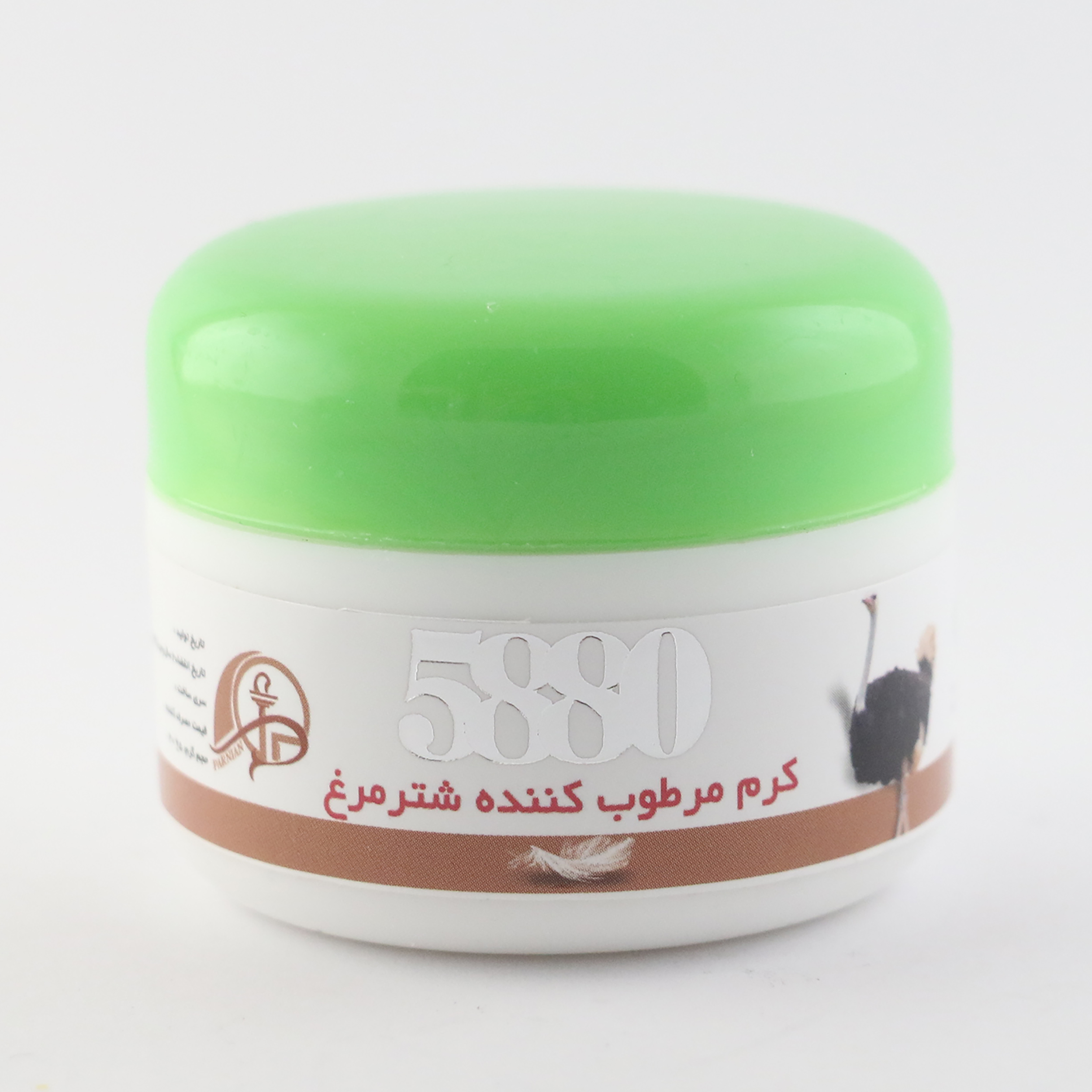 کرم مرطوب کننده پنجاه و هشت هشتاد مدل شترمرغ حجم 50 میلی لیتر