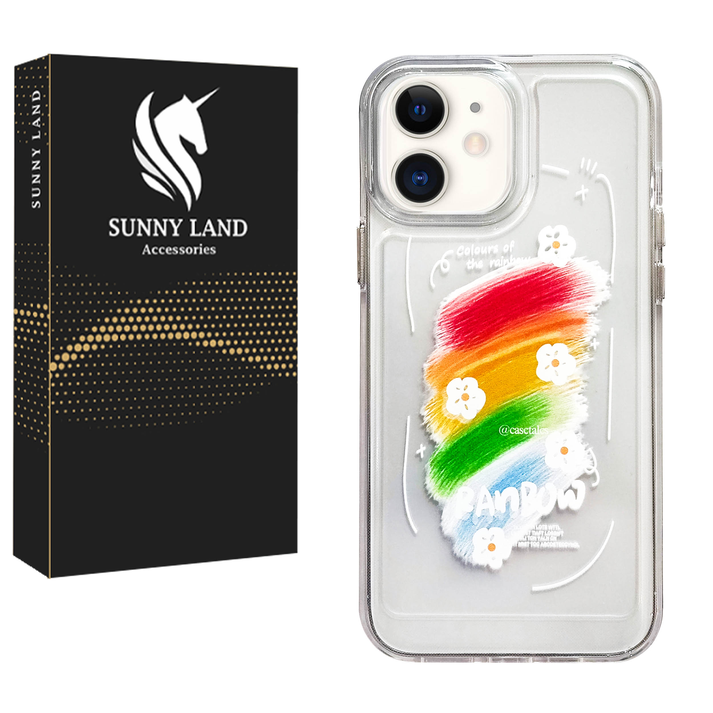 کاور سانی لند مدل Rainbow مناسب برای گوشی موبایل اپل iPhone 11