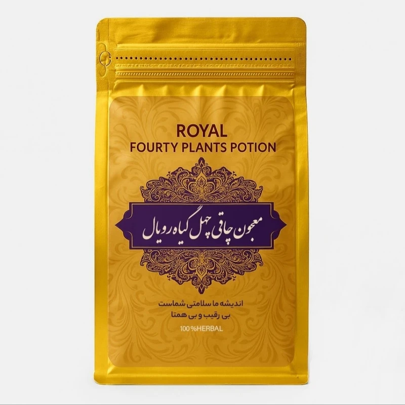 معجون چاقی چهل گیاه رویال - 300 گرم