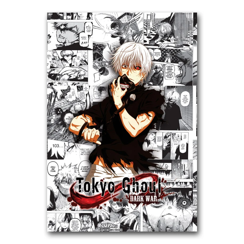 دفتر یادداشت 100 برگ الین مدل انیمه طرح Tokyo Ghoul