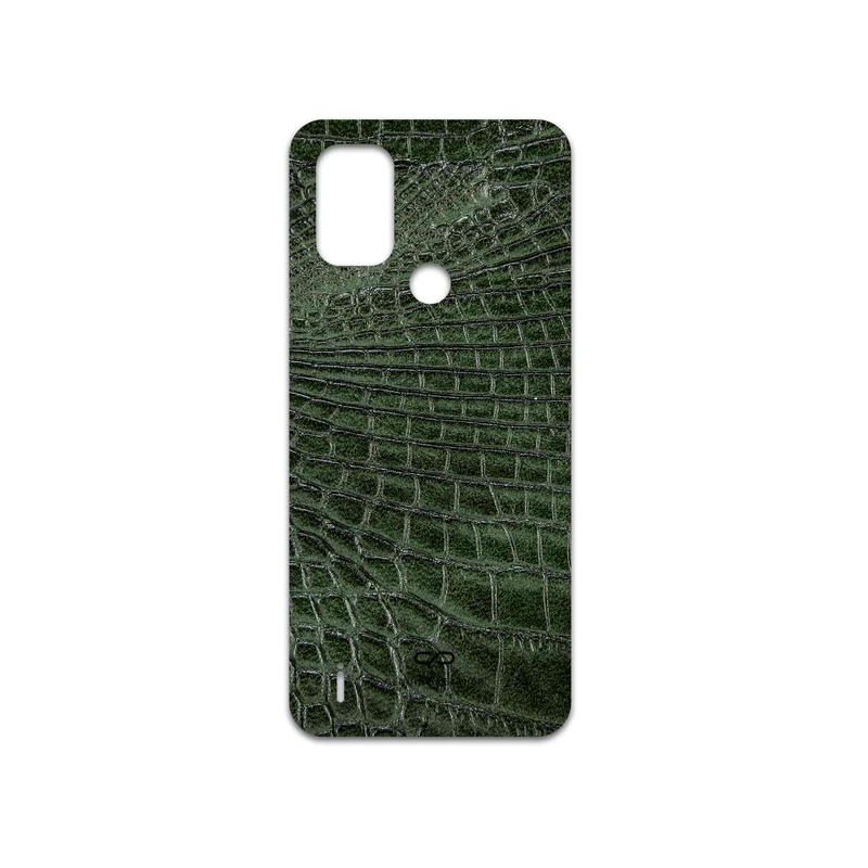 برچسب پوششی ماهوت مدل Green-Crocodile-Leather مناسب برای گوشی موبایل نوکیا C31