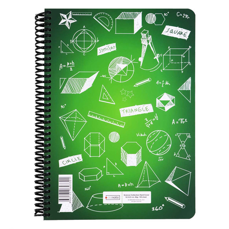 دفتر 100 برگ دات نوت مدل هندسه کد 01