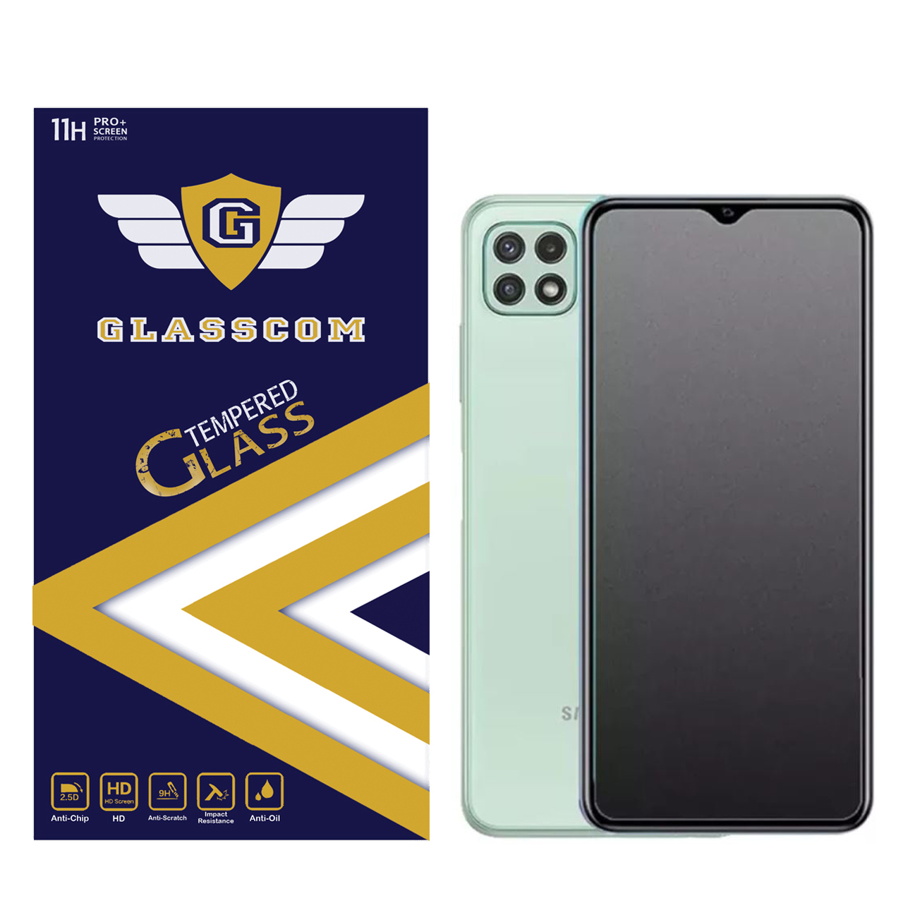 محافظ صفحه نمایش مات گلس کام مدل GC-A22M مناسب برای گوشی موبایل سامسونگ Galaxy A02s / A22 5g