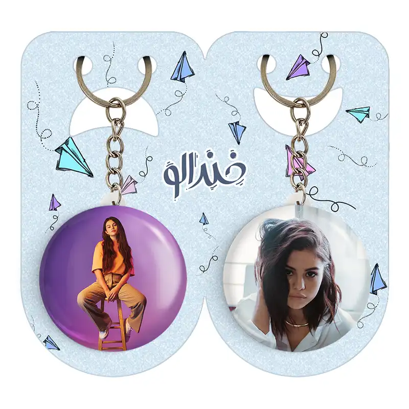 جاکلیدی خندالو مدل سلنا گومز Selena Gomez کد 1919519197 مجموعه 2 عددی