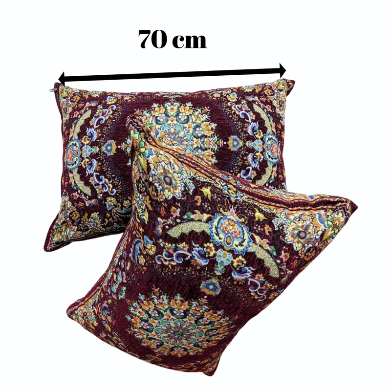 عکس شماره 3 : ست پشتی سنتی مدل شاه نشین مجموعه 5 عددی