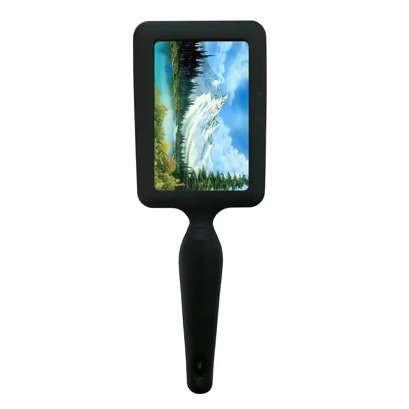 برس مو طرح نقاشی منظره کوه و درخت و رودخانه مدل B1092