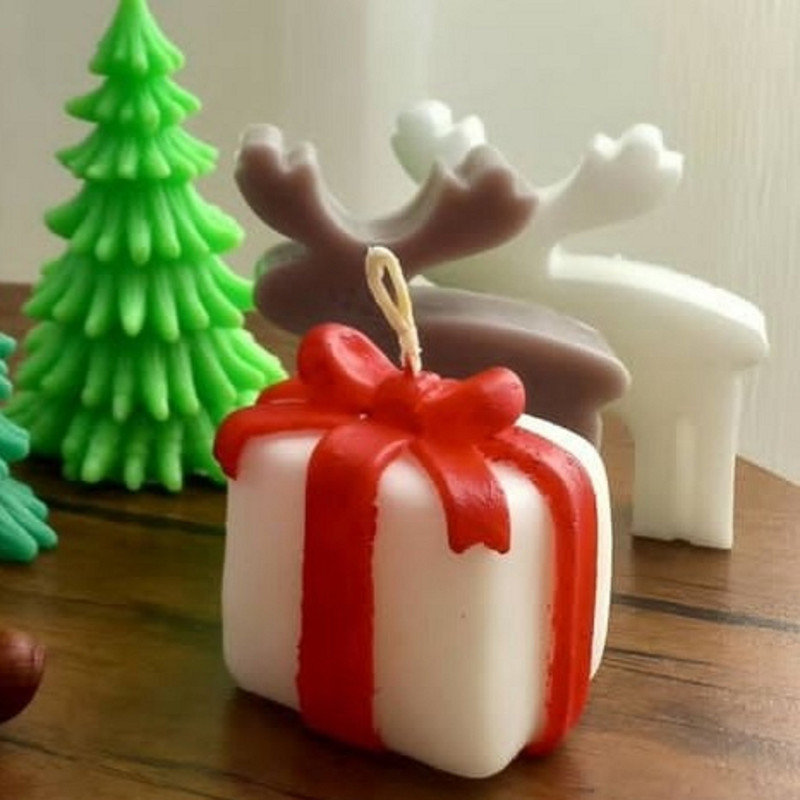 قالب شمع مدل جعبه کادو