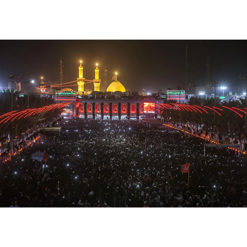 تابلو شاسی طرح حرم امام حسین مدل T2434
