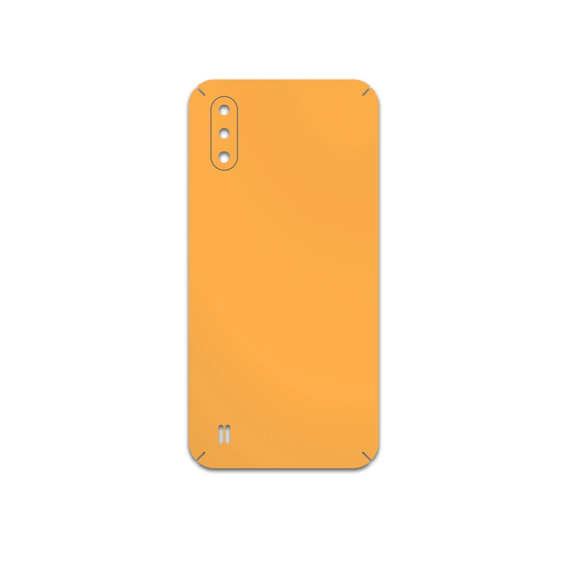 برچسب پوششی ماهوت مدل Matte-Orange مناسب برای گوشی موبایل سامسونگ Galaxy M01