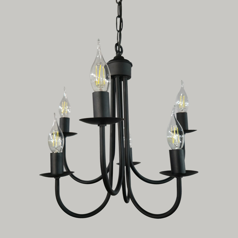 لوستر 6 شعله مدل MG6