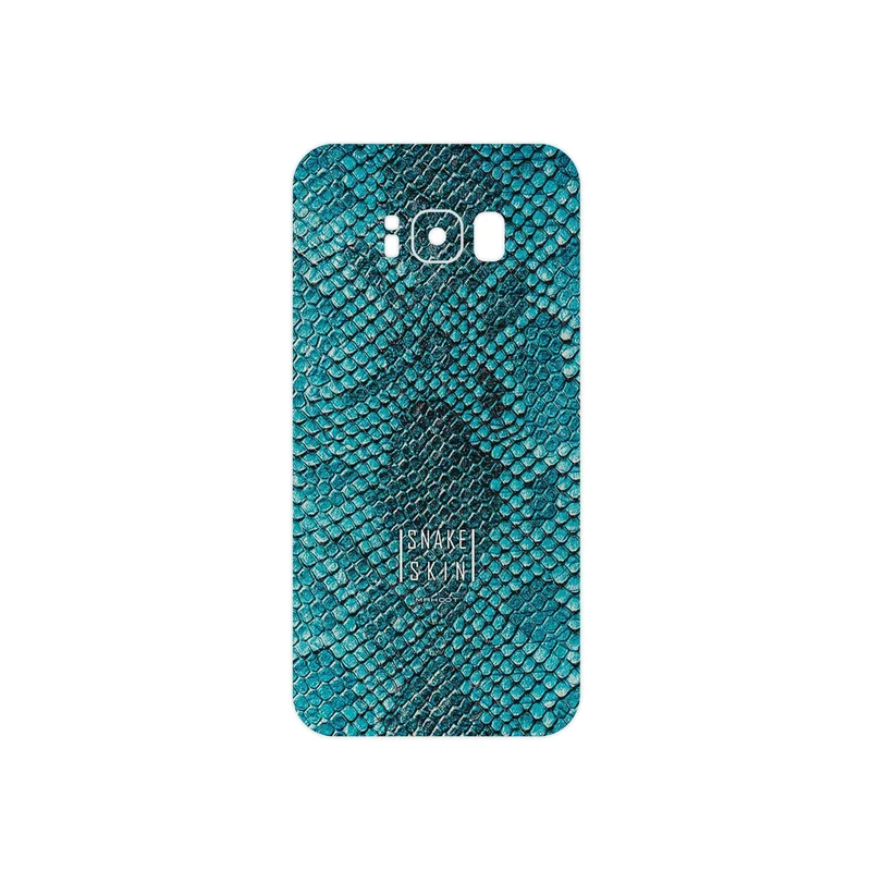 برچسب پوششی ماهوت مدل Blue Snake Skin مناسب برای گوشی موبایل سامسونگ Galaxy S8