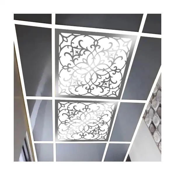 تایل سقفی آسمان مجازی مدل 1202 سایز 29.5x29.5 سانتی متر بسته 4 عددی