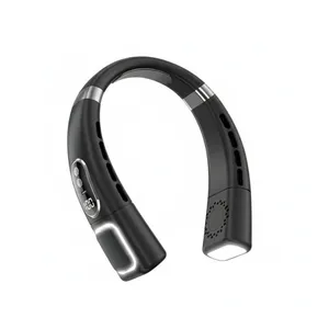 پنکه گردنی مدل Turbo Bladeless ال ای دار ظرفیت 20000 میلی‌آمپر ساعت