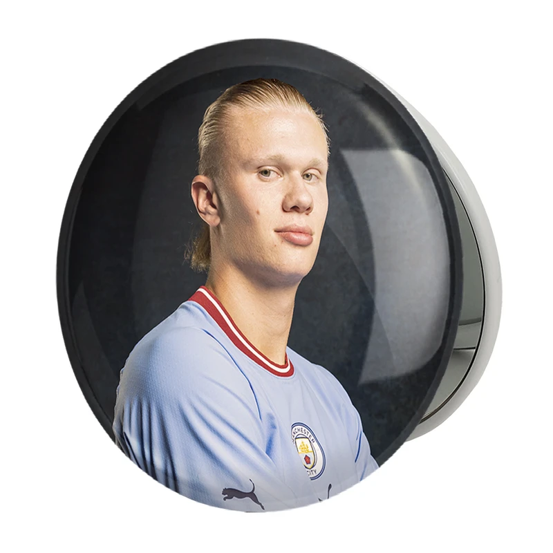 آینه جیبی خندالو طرح ارلینگ هالند (Erling Haaland) مدل تاشو کد 36354