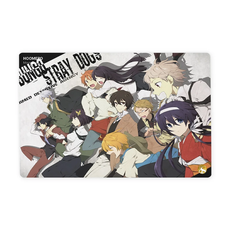 ماوس پد هومرو مدل ML073-SIZE2437 طرح انیمه سگ‌های ولگرد بانگو