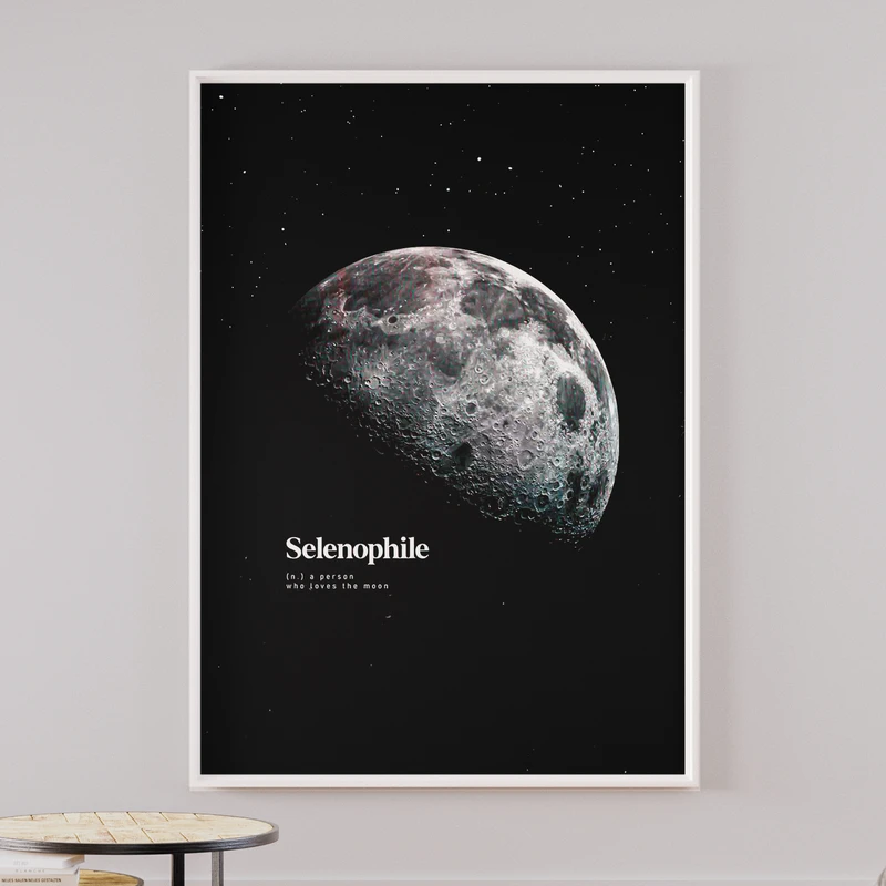 تابلو مدل ماه طرح moon 