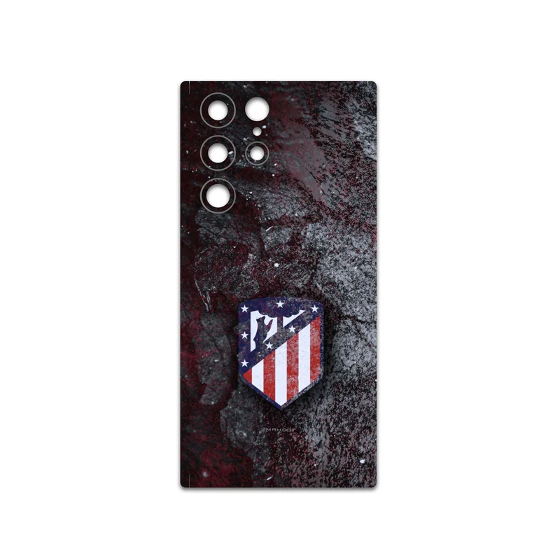 برچسب پوششی ماهوت مدل Atletico-de-Madrid مناسب برای گوشی موبایل سامسونگ Galaxy S22 Ultra 5G