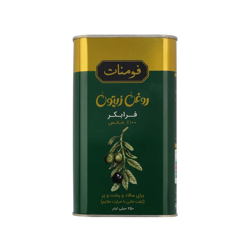 روغن زیتون با بو تصفیه شده فومنات - 250 میلی لیتر
