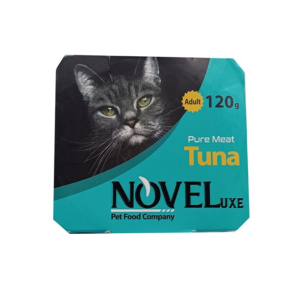 کنسرو غذای گربه نوول مدل تن وزن 120 گرم