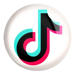 پیکسل خندالو طرح تیک تاک Tik Tok کد 8448 مدل بزرگ