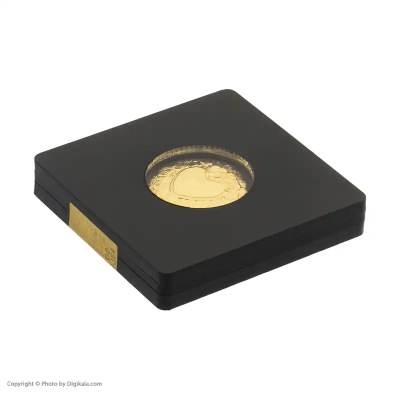 شمش طلای 24 عیار نقش برجسته طرح شادی