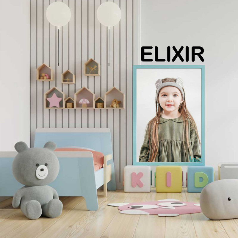 استیکر چوبی کودک مدل حروف انگلیسی کد MDF-M-E