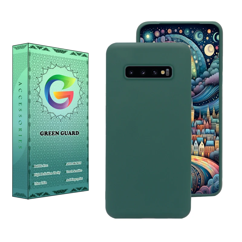 کاور گرین گارد مدل Kygo طرح سیلیکونی مناسب برای گوشی موبایل سامسونگ Galaxy S10 