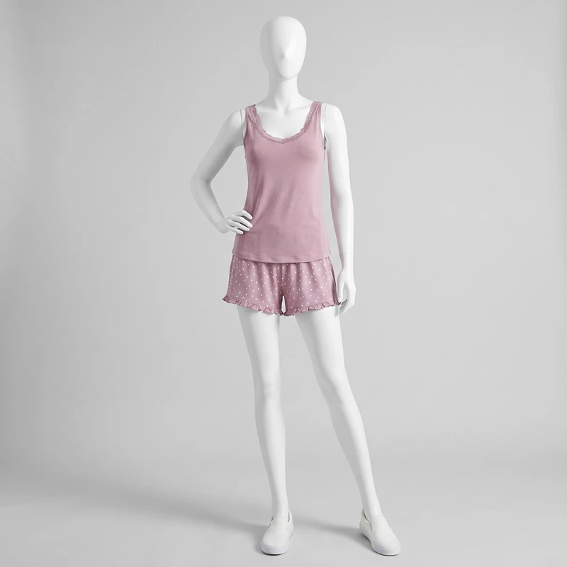 ست تاپ و شلوارک راحتی زنانه اسمارا مدل 02