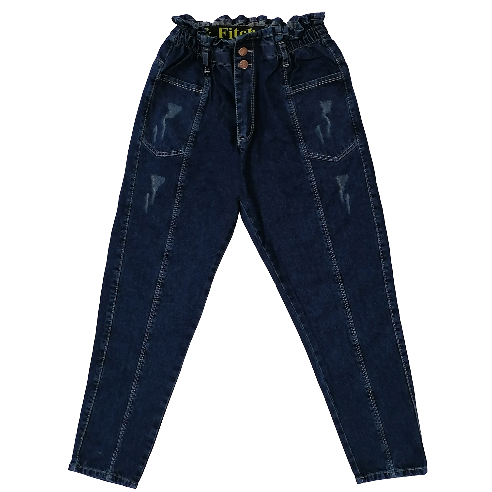 شلوار جین زنانه مدل مام فیت