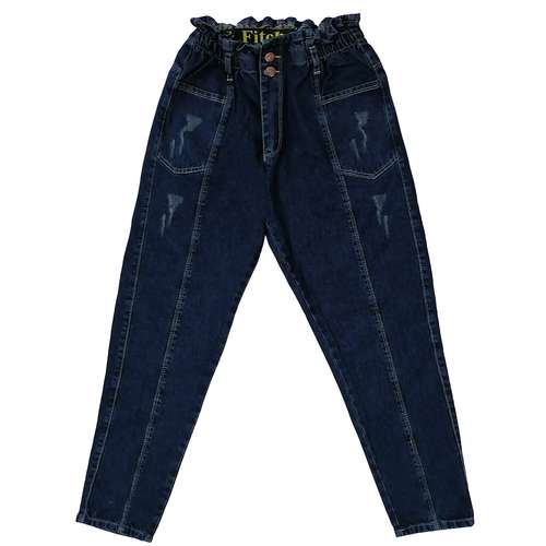 شلوار جین زنانه مدل مام فیت