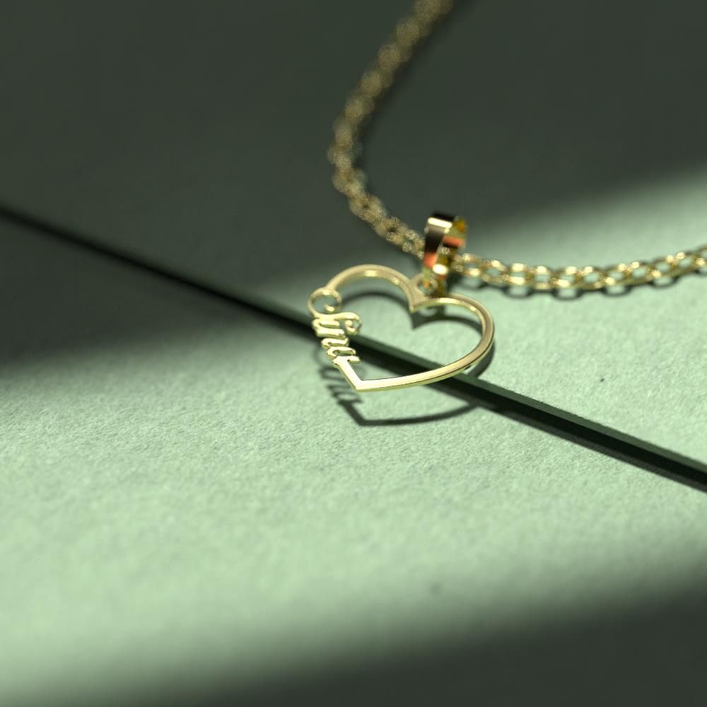 گردنبند طلا 18 عیار زنانه مدوپد مدل اسم سینا sina کد HE2-1-1132 -  - 4