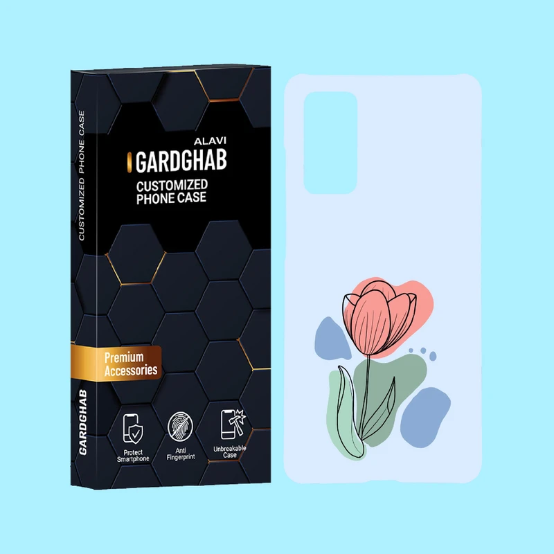 کاور گارد قاب علوی مدل گل مناسب برای گوشی موبایل سامسونگ Galaxy S20 FE